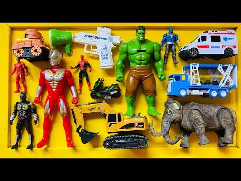 HUNTING MAINAN SUPERHERO & KENDARAAN! Dapet Hulk, Spiderman, Robot, dan Helikopter 😱 | Toy Hunting 7