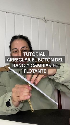 Arreglar botón y flotante del baño: tutorial fácil de casa