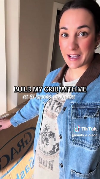 Love how our @graco baby crib turned out! Visit my @shopltk for details! 🤍 @Wayfair #nursery #gracocrib #baby #31weekspregnant #nurseryfurniture