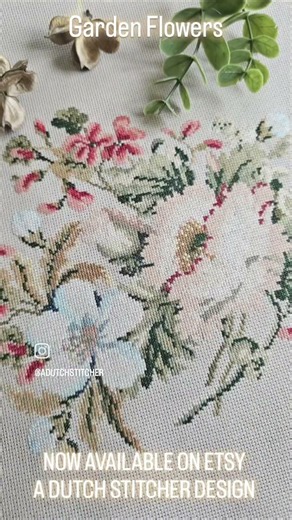Find this design on Etsy: https://adutchstitcherdesign.etsy.com #flosstube #crossstitch