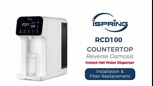 iSpring F7RCD100 2-Year Replacement Filter Pack for RCD100 RO System Countertop, Includes FPC100 x4, MCD100 x1, FCB100 x2, 7 Pieces