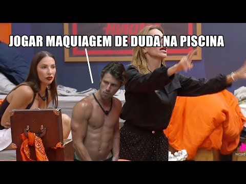 MATHEUS MANDA MARTINA JOGAR MAQUIAGEM DE DUDA NA PISCINA