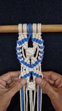 Macrame wall hanging with berry knots #macrame #macrametutorial #diymacrametutorial #knot