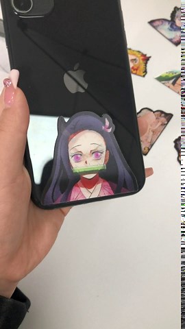 3 Pack Small Size 3D Motion Anime Stickers Waterproof Manga Stickers Decal for Computer Laptop Ipad Accessories (SN-3PCS)