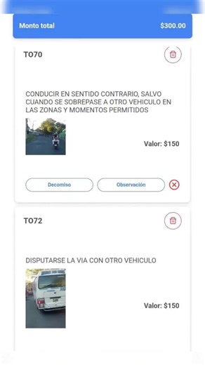 2.3K views · 15 reactions | #ATENCIÓN| El VMT sancionó al conductor de una unidad del transporte público con $300 dólares por conducir en carril contrario "poniendo en peligro la vida de los conductores y pasajeros" y por disputarse la vía. Ambas multas son consideradas "graves". | En La Mira Noticias-Oficial | Facebook