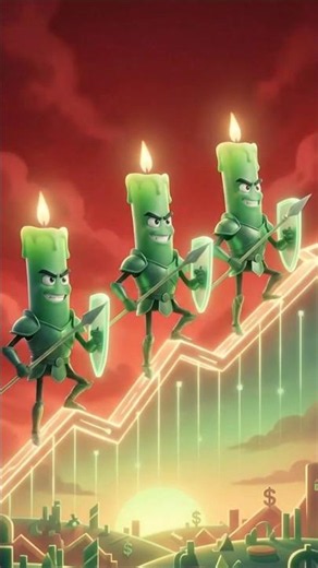 Three Candles That Predict A Bull Run 📈 #trading #cartoon #shorts