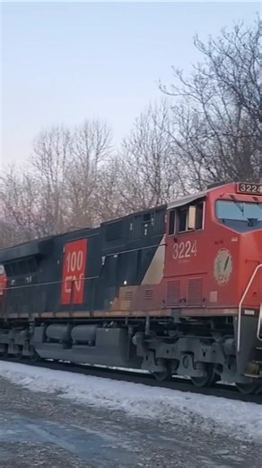 Canadian National 3224 100th anniversary on CSX Ethanol Train on valentine's day 2026