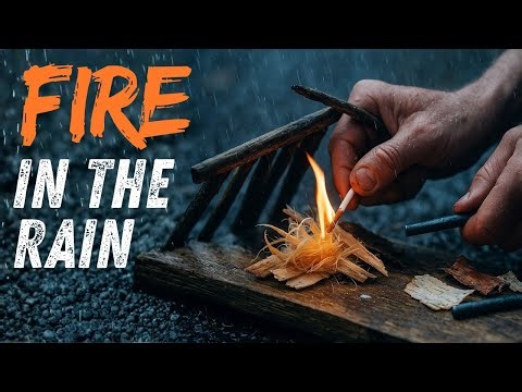 5 Secrets Wilderness Experts Use to Start a Fire in the Rain