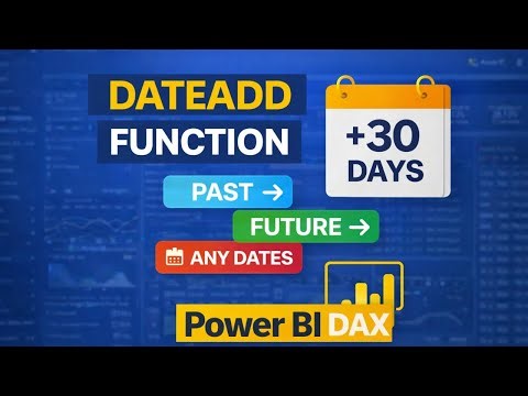 DATEADD Function in Power BI | DAX