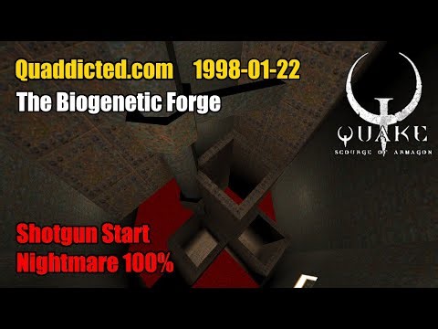 Quaddicted - 1998-01-22: bioforge.zip - The Biogenetic Forge (Nightmare 100%)