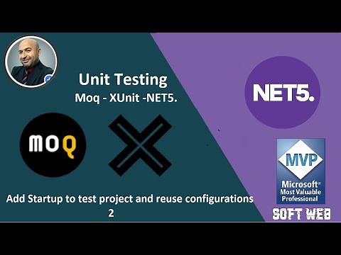 xUnit : add Startup to test project and dependency injection