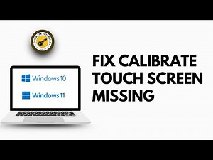Fix Calibrate Touch Screen Missing in Windows 11/10