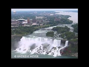 Beautiful Canada Wonderful Niagara Falls Aerial View Ontario