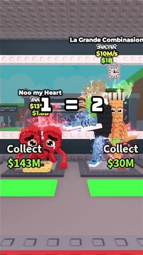 Real value of Noo my Heart 🤯 | Roblox Steal a Brainrot #roblox #stealabrainrot #shorts #trading