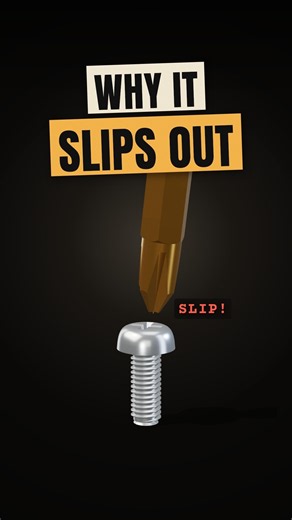 Why your screwdriver keeps slipping | 3D Animation #engineering #howitworks #screws