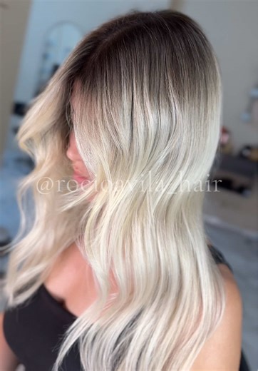 Técnica Ombré Hair con Air touch ✨#peluqueria #antesydespues #barberia #colorista #cambios