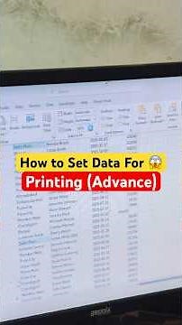 How to use layout tab in Excel | tips and trick | #excel #printing #tipsntricks #tutorial #ytshorts