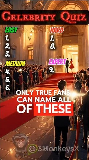 ✨😎 Celebrity Quiz | Can You Guess the Stars?