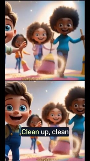 Kids Clean Up! Grab Your Broom & Sweep Along! ✨