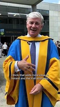 UCD graduate, business leader and philanthropist Donal Tierney awarded an Honorary Doctor of Science