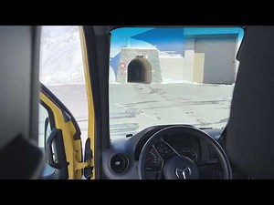 Abenteuerliche Fahrt mit dem Tunnelbus von der Bieler Höhe zur Vermuntbahn 🚌❄️🏔️