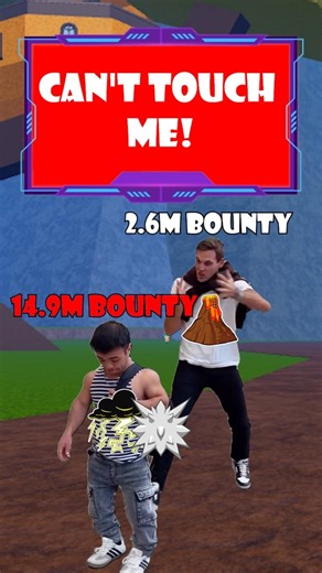 Can't touch me! #gamevuichannel #roblox #funny #bloxfruits #gaming