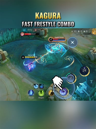 Kagura Easy Freestyle Combo for Mobile Legends