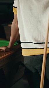 249K views · 857 reactions | Inspired by the 70s, take your daily drip to the next level with this retro-inspired knitted golf shirt. 奈 Made from a lightweight and breathable cotton knit with a buttonless collar and stripe detail on the sleeves and bottom edge. Wear it with jeans or shorts and leather loafers for a relaxed yet on-point off-duty look. Shop online and in-store now! #MKMStyl #MakeYourMark Golfer - R380 Pants - R599 Shoes - R1250 | Markham | Facebook