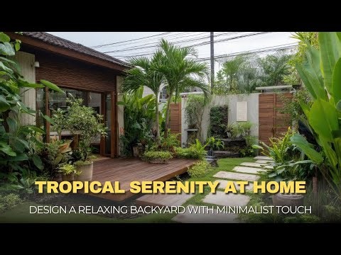 5 Tropical Minimalist Hacks to Style Your Small Backyard