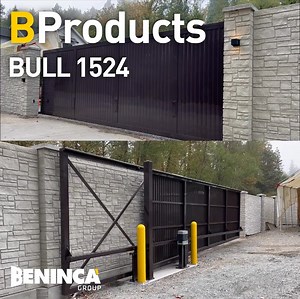 2K views · 35 reactions | BULL1524SE - The big shot of the Bull family is a 24 Vdc gear motor for intensive use with a control unit and virtual encoder, for sliding gates up to 1500 kg. Learn more: https://www.beninca.com/en/product/automations-for-sliding-gates/bull1524se.html | Benincà Group | Facebook