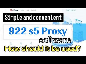 Easy one-click connection proxy IP platform, 922 s5 Proxy tutorial, 911 S5 Proxy perfect replacement