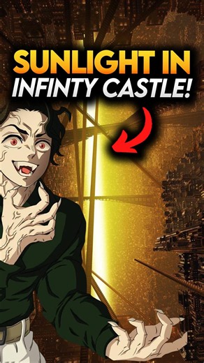 Why Is There Sunlight Inside Infinity Castle? Demon Slayer Explained #demonslayer #shorts