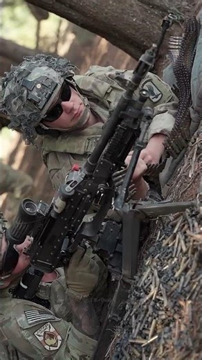 Unstoppable Firepower 💥 U.S. Army M240B Combat Training #military