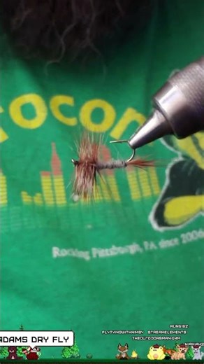 Fly Tying with Nimby! Adams Dry Fly Patterns, Techniques and Materials to catch more Trout.