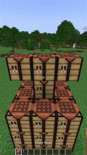 Minecraft Strongest Golem 🤡 #minecraft #minecraftbuilds #minecraftbuilding #minecrafttutorial | CratoCraft