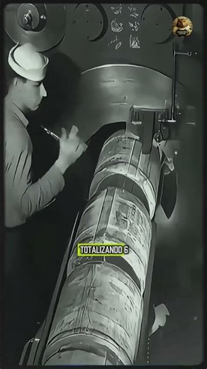 Reloading the powerful cannons of the USS Missouri