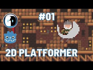 GODOT Engine TUTORIAL Part #01: Make Your First 2D PLATFORMER GAME with GODOT: Level & Player