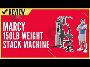 Marcy MWM-988 Multifunction Steel Home Gym 150lb Weight Stack Machine Review