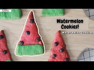 Easy Peasy Watermelon Cookies!
