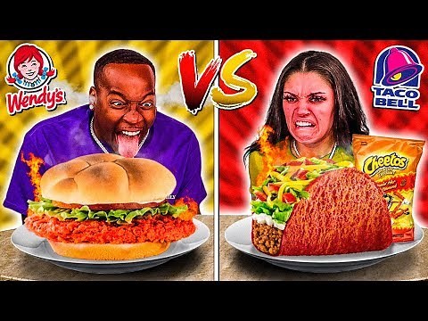 TACO BELL VS WENDYS FOOD CHALLENGE
