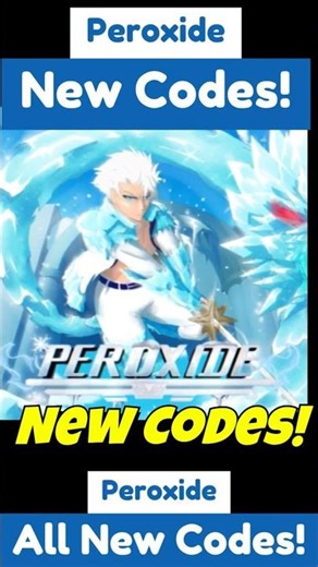 New Peroxide Codes - New Codes For Peroxide Roblox 2025