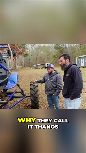 Discover the story behind the 'Thanos' vehicle and its unique construction using Jeep and Samurai frames. Watch as the creator prepares to build another one, this time a 2-seater! Witness its capabilities firsthand in a thrilling creek crossing. #ThanosBuild #CustomVehicle #Offroad #DIY #Jeep #Samurai | Bikes and Beards