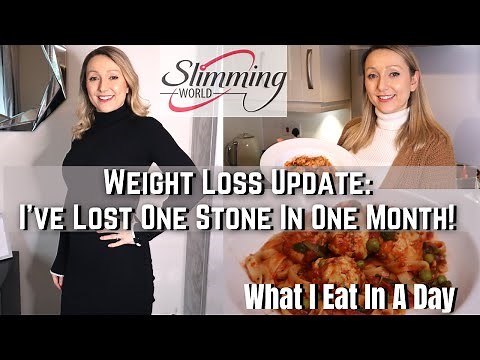 Slimming Word Update: 1 stone lost in 1 month! - What I Eat In A Day to Lose Weight