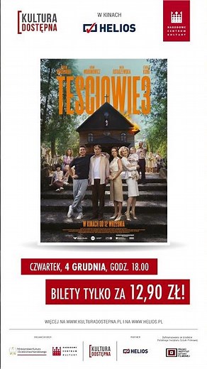 Teściowie 3 za 12,90 zł - zobacz 4 grudnia w Heliosie w ramach Kultury Dostępnej!