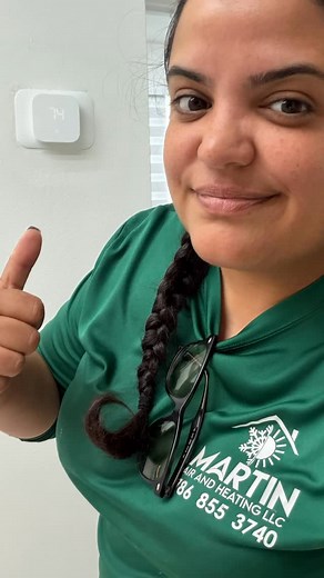 1.4K views · 810 reactions | Otro cliente satisfecho  transición de un google Nest a un Amazon Alexa Smart Thermostat  #martinairandheating #theacdoctor | Greisy Martin | Facebook