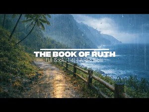 RUTH [Ch. 1–4] | Audio Bible with Rain ASMR | Peaceful Reading for Sleep, Study & Prayer