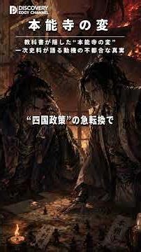 【ショート解説】本能寺の変 - 教科書が隠した本能寺の変――一次史料が語る動機の不都合な真実 - #discoveryedgychannel #歴史 #意外な事実