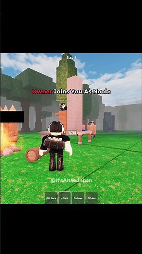 When Owner Joins You In 99 Nights In The Forest 😱 #roblox #fyp