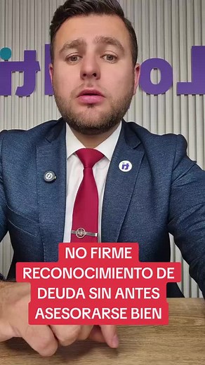 Consejo sobre reconocimiento de deuda y pagos en ley