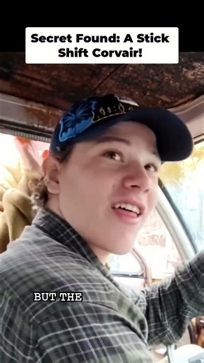 Secret Stick Shift Discovery in Classic Car! You Won't Believe It! #shorts